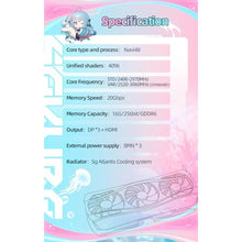 Load image into Gallery viewer, Yeston Sakura Atlantis Radeon RX 9070 XT 16G GDDR6 256bit 4nm Video Cards Desktop Computer PC Graphics Card_1693
