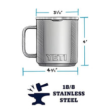 Load image into Gallery viewer, YETI Rambler 10 oz Stackable Mug, Vacuum Insulated, Stainless Steel with MagSlider Lid, Offshore Blue_1443