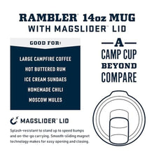 Load image into Gallery viewer, YETI Rambler 14 oz Stackable Mug, Vacuum Insulated, Stainless Steel with MagSlider Lid, Rescue Red, RescueRed_2457