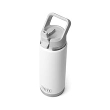Load image into Gallery viewer, YETI Rambler 26 oz Bottle, Vacuum Insulated, Stainless Steel with Color Matching Straw Cap,White_769