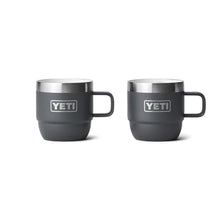 Load image into Gallery viewer, YETI Rambler 6 oz Stackable Mug, Stainless Steel, Vacuum Insulated Espresso/Coffee Mug, 2 Pack, Charcoal_1