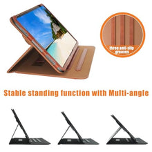 Load image into Gallery viewer, Yiernuo Case Compatible with Tablet iPad Pro 13 inch 7th Generation M4 2024,iPad Air 13 inch M2 2024,Cover 360 Rotating Stand PU Leather for iPad Pro 12.9 inch 6th/5th /4th/3rd Gen,Brown_1318
