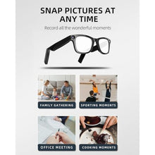 Load image into Gallery viewer, Yihou AI Smart Glasses with Hidden Camera Bluetooth Audio Video Recording Glasses Eyeglasses for Men Women with Speakers, Clear_250