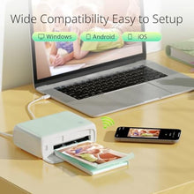 Load image into Gallery viewer, YOTON Photo Printer 4x6, Picture Printer with 54 Sheets & 1 Ink Ribbon, Support AR Video Printing, Wi-Fi Connection, Portable Photo Printer for iPhone/Android/Laptop, Multicolor_7252