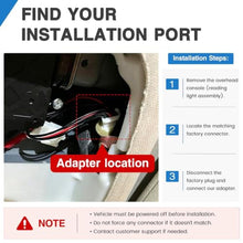 Load image into Gallery viewer, YQMAJIM DashCam Power Adapter,(5P TypeE) Compatible with Select Subaru with Auto Dimming Rearview Mirror, Built-in Hide USB to GPS Radar Mirror Camera Dash Cam Charger Adapter Cable,Clean Install, White_1029
