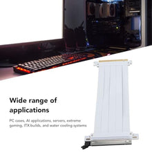 Load image into Gallery viewer, Yunir PCIE 4.0 X16 Riser Cable, 128Gbps High Speed, 7.8inch Foldable GPU Extension Cable, GPU Extension Riser Cable Adapter Compatible with 4.0 3.0 2.0 1.0 (20cm)_212
