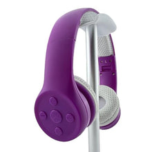Load image into Gallery viewer, YUSONIC Toddler Bluetooth Headphones, Foldable Kids Wireless Headset with Built-in Mic, Volume Limiting Headphones, Comfort Ear Cushions for Children Online Learning, Travel & Entertainment (Purple)_1