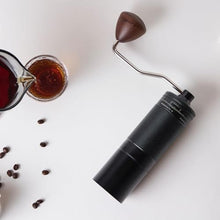 Load image into Gallery viewer, Zalnuuk Z30 Manual Hand Coffee Grinder with 7 Star Stainless Steel Burr for French Press, Mocha, Espresso, External Adjustable Design, Three Bearing Positioning, Black, 20g_644