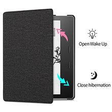 Load image into Gallery viewer, Zcooooool Kindle Oasis Fabric Cover - Hand Strap Designed Case for 7" Kindle Oasis (10th & 9th Gen, 2019/2017) - Anti-Slide, Winered_8422