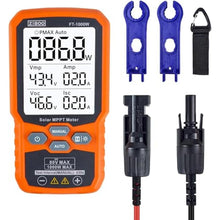 Load image into Gallery viewer, ZIBOO FT-1000W Solar Panel Tester MPPT Meter - 1000W Max Power, 80V/35A PV Module Tester for Voc/Isc, Open Circuit Voltage & Short Circuit Current, with Backlight & Data Hold_1