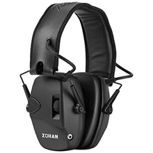 Load image into Gallery viewer, ZOHAN EM054 Electronic Ear Protection for Shooting Range with Sound Amplification Noise Reduction, Ear Muffs for Gun Range (Black), Ablack_1