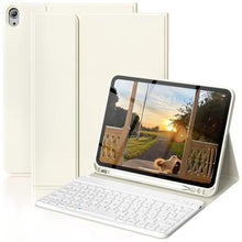 Load image into Gallery viewer, ZOPSGYU iPad Air 11'', iPad Air 5th/4th Gen Case Keyboard, Cream White, CreamWhite_1