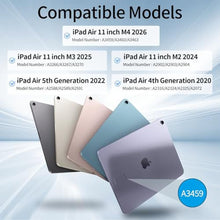 Load image into Gallery viewer, ZOPSGYU iPad Air 11'', iPad Air 5th/4th Gen Case Keyboard, Cream White, CreamWhite_3285