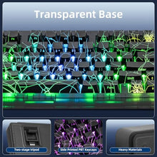 Load image into Gallery viewer, ZORNHER ZH980 Mechanical Keyboard Wireless,95% Creamy Keyboard with Number Pad,Gaming Keyboard with Number Pad,Shine Through Spider Web PC,Creamy Sounding Linear Switches,Full Size_13