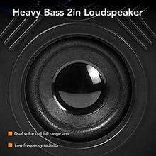 Load image into Gallery viewer, Zunate USB Computer Speakers for Desktop, Deep Bass Adjustable Volume Plug and Play, 3.5MM HiFi Computer 2 Speakers for TVs Computers Laptops Phones_1631