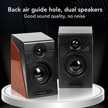 Load image into Gallery viewer, Zunate USB Computer Speakers for Desktop, Deep Bass Adjustable Volume Plug and Play, 3.5MM HiFi Computer 2 Speakers for TVs Computers Laptops Phones_1632