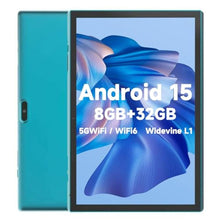 Load image into Gallery viewer, ZZB 10 inch Tablet Android 15 Tablet PC, 10.1" Android Tablets DDR4 8GB RAM 32GB ROM 2MP+8MP Dual Camera 5G WiFi-6 BT Support 1TB Expand 10 in IPS 6000mAh Battery Powerful Performance Tablets (Navy)_1