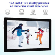 Load image into Gallery viewer, ZZB Tablet with Keyboard 10 inch Tablet 2 in 1 Tablets Including Mouse Case Stylus 12GB+128GB Supports 1TB Expansion Android 13 Tableta 10.1" HD Touch Screen 8MP Dual Camera BT WIFI6 5G Android Tab, BlackGB_1072