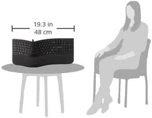 Load image into Gallery viewer, Kensington Pro Fit Ergonomic Wired Keyboard- Black (K75400US)