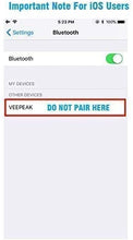 Load image into Gallery viewer, Veepeak OBDCheck BLE OBD2 Bluetooth Scanner Auto OBD II Diagnostic Scan Tool for iOS & Android, Bluetooth 4.0 Car Check Engine Light Code Reader Supports Torque, OBD Fusion app