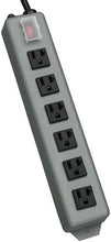 Load image into Gallery viewer, Tripp Lite 6 Outlet Waber Industrial Power Strip, 15ft Cord with 5-20P Plug (UL620-15)
