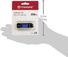 Load image into Gallery viewer, Transcend 256GB Jetflash 790 USB 3.1 Gen 1 Flash Drive TS256GJF790K