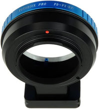 Load image into Gallery viewer, Fotodiox Pro Lens Mount Adapter, Canon FD (FD & FL) Lens to Fujifilm X (X-Mount) Camera Body, for Fuijifilm X-Pro1, X-E1 with Arca-Swiss Tripod Mounting Slits