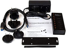 Load image into Gallery viewer, StarTech.com 7 Port USB 3.0 Hub (5 Gbps) - Metal Enclosure - Desktop or Wall Mountable - Rugged & industrial Powered USB Expander and Splitter Hub (ST7300U3M)