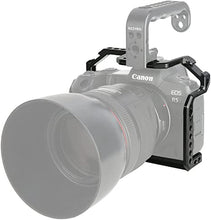 Load image into Gallery viewer, NICEYRIG Cage for Canon EOS R5 R6 with 1/4 3/8 Thread Two Cold Shoe Mounts - 396