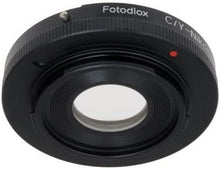 Load image into Gallery viewer, Fotodiox Lens Mount Adapter - Contax/Yashica (C/Y CY) SLR Lens to Nikon Nikkor F Mount Digital Cameras