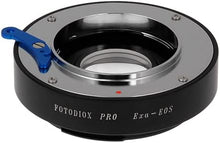 Load image into Gallery viewer, Fotodiox PRO Lens Adapter Compatible with Exakta (Inner Bayonet) Lenses on Canon EOS EF/EF-S Cameras