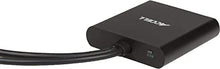 Load image into Gallery viewer, Accell mDP-2DP Multi Monitor Splitter - Mini DisplayPort 1.2 Multi-Stream Transport (MST) Hub - 1x Mini DisplayPort connector, 2x DisplayPort outputs,Black