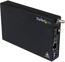 Load image into Gallery viewer, StarTech.com Gigabit Ethernet Fiber Media Converter with Open SFP Slot - Fiber to Ethernet Converter - Gigabit Ethernet Media Converter (ET91000SFP2)