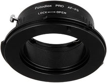Load image into Gallery viewer, Fotodiox Pro Lens Mount Adapter, Sony Alpha Lens to Sony FZ Mount Camera Adapter - fits Sony PMW-F3, F5, F55 Digital Cinema Camcorders and has Built-in Lens Aperture Control for Sony A-Mount Lenses