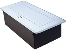 Load image into Gallery viewer, Table Pop up Power Strip Date Hub Connection Box with Outlet Network HDMI for Office Desk?Silver?