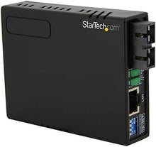 Load image into Gallery viewer, StarTech.com 2 km Fiber Media Converter - 10/100Mbps Ethernet - Multi Mode SC Fiber - PoE - Ethernet Media Converter (MCM110SC2P)