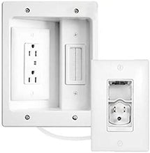 Load image into Gallery viewer, Legrand, Home Office & Theater, in Wall TV Power Kit, White, CPT306WV1
