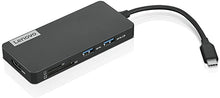 Load image into Gallery viewer, Lenovo USB-C 7-in-1 Hub, with USB-C Laptop Charging Port, USB 3.1, USB 2.0, HDMI, TF Card Reader, SD Card Reader, GX90T77924, Iron Grey