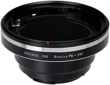 Load image into Gallery viewer, Fotodiox Pro Lens Mount Shift Adapter Bronica GS-1 (PG) Mount Lenses to Fujifilm X-Series Mirrorless Camera Adapter - fits X-Mount Camera Bodies Such as X-Pro1, X-E1, X-M1, X-A1, X-E2, X-T1