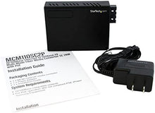Load image into Gallery viewer, StarTech.com 2 km Fiber Media Converter - 10/100Mbps Ethernet - Multi Mode SC Fiber - PoE - Ethernet Media Converter (MCM110SC2P)