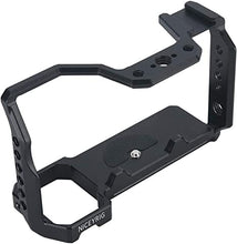 Load image into Gallery viewer, NICEYRIG Aluminum Cage for Sony Alpha A7C, with 1/4 3/8 Thread NATO Rail Cold Shoe - 419