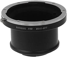 Load image into Gallery viewer, Fotodiox Pro Lens Mount Adapter, Mamiya 645 Mount Lens - Micro 4/3 Camera Camcorder Adapter