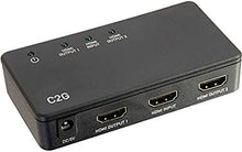 Load image into Gallery viewer, C2G HDMI Splitter, 4K, UHD, 2 Port, Black, Cables to Go 41057