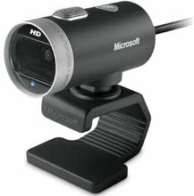 Load image into Gallery viewer, Microsoft LifeCam Cinema Webcam for Business - Black with built-in noise cancelling Microphone, Light Correction, USB Connectivity, for video calling on Microsoft Teams/Zoom, Windows 8/10/11