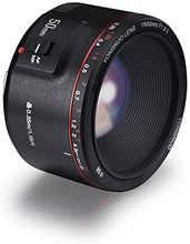 Load image into Gallery viewer, Yongnuo YN50MM F1.8 II AF/MF 0.35M Focus Distance Standard Prime Lens Black for Canon 5D IV 1DX I 200D II 850D 7D 6DII