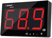 Load image into Gallery viewer, TestHelper SW-525A Sound Level Meter Tester 30-130db Large Screen Red LCD Display Wall Hanging Type Decibel Noise Measuring with Alarm (Sound Level Meter)