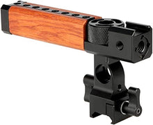 Load image into Gallery viewer, NICEYRIG Camera NATO Top Handle Handgrip with 15mm Rod Clamp Cold Shoe Mounts QR for DSLR Cameras/Camcorder/Action Cameras Cages