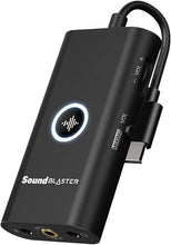 Load image into Gallery viewer, Creative Sound Blaster G3 USB-C External Gaming USB DAC and Amp for PS4, Nintendo Switch, Ft. GameVoice Mix (Audio Balance for Game/Chat), Mic/Vol Control and Mobile App Control, Plug-and-Play