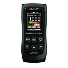 Load image into Gallery viewer, LATNEX AF-5000 5G EMF Meter RF Detector Tester and Reader with Calibration Certificate - Tests and Measures RF and Microwaves, 3-Axis Gauss or Tesla Magnetic Fields and Electrical ELF Fields