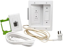 Load image into Gallery viewer, Legrand, Home Office & Theater, in Wall TV Power Kit, White, CPT306WV1